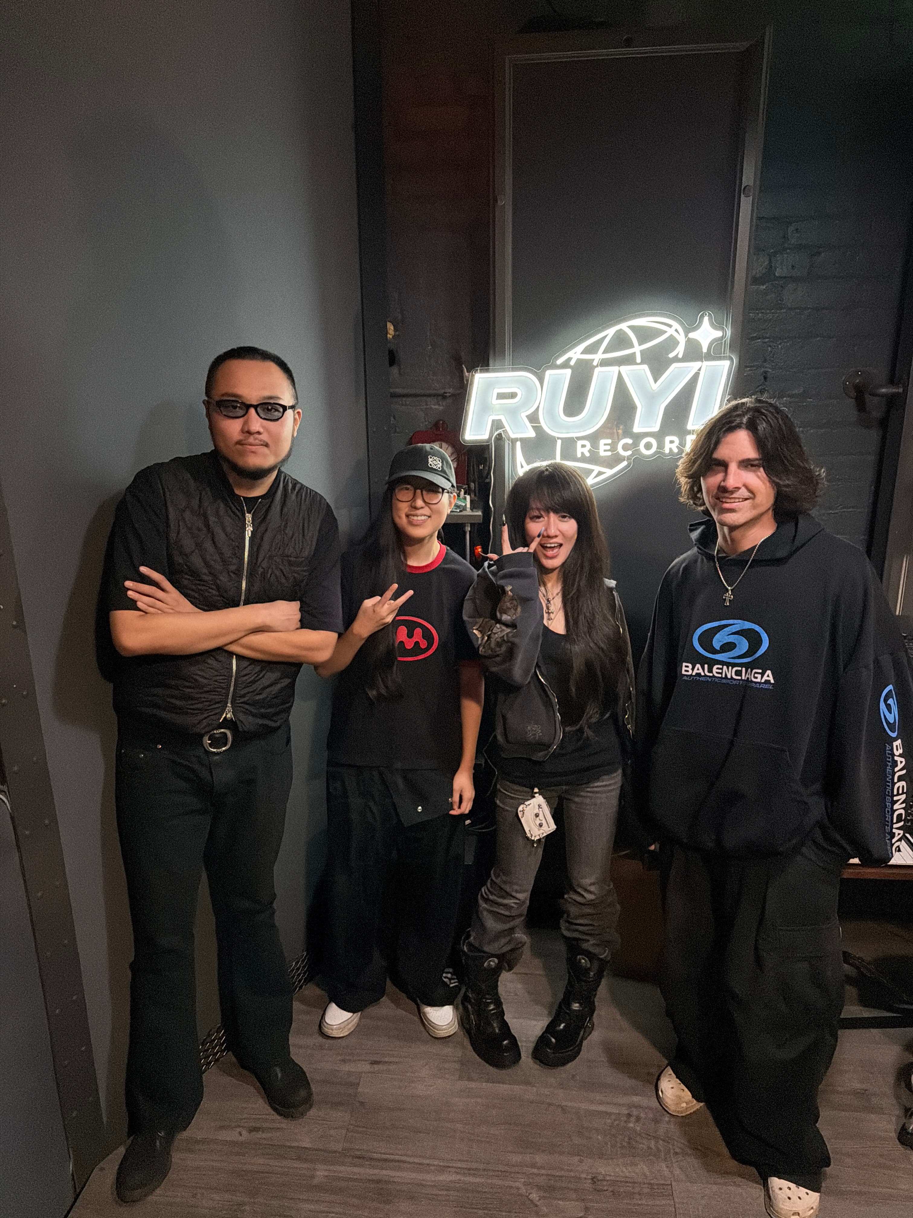 R!R!Riot in the studio for RUYI HQ