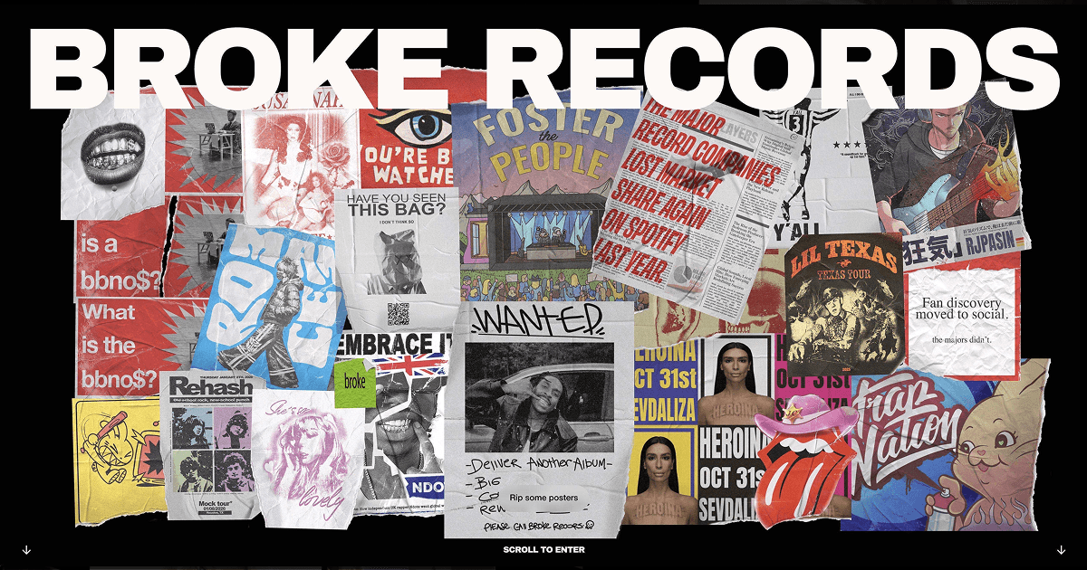Broke Records — Joint Venture — Recording & Publishing